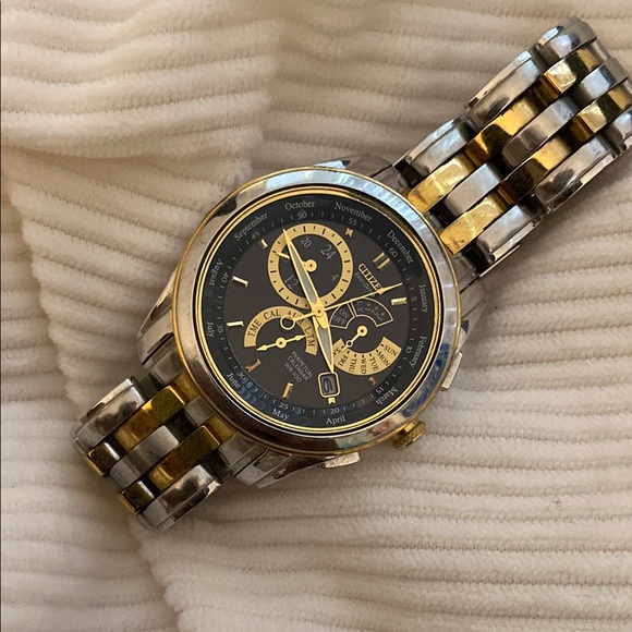 Citizen Gold and Silver Chronograph Watch